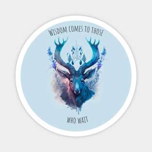 Watercolor Deer | Motivational Quotes | Elk Magnet